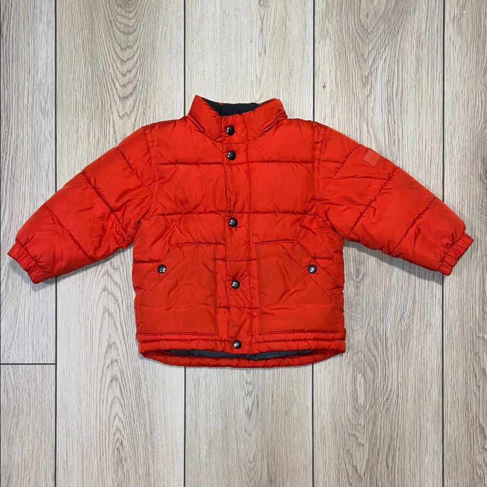 GAP Red/Orange Kids Puffer Jacket